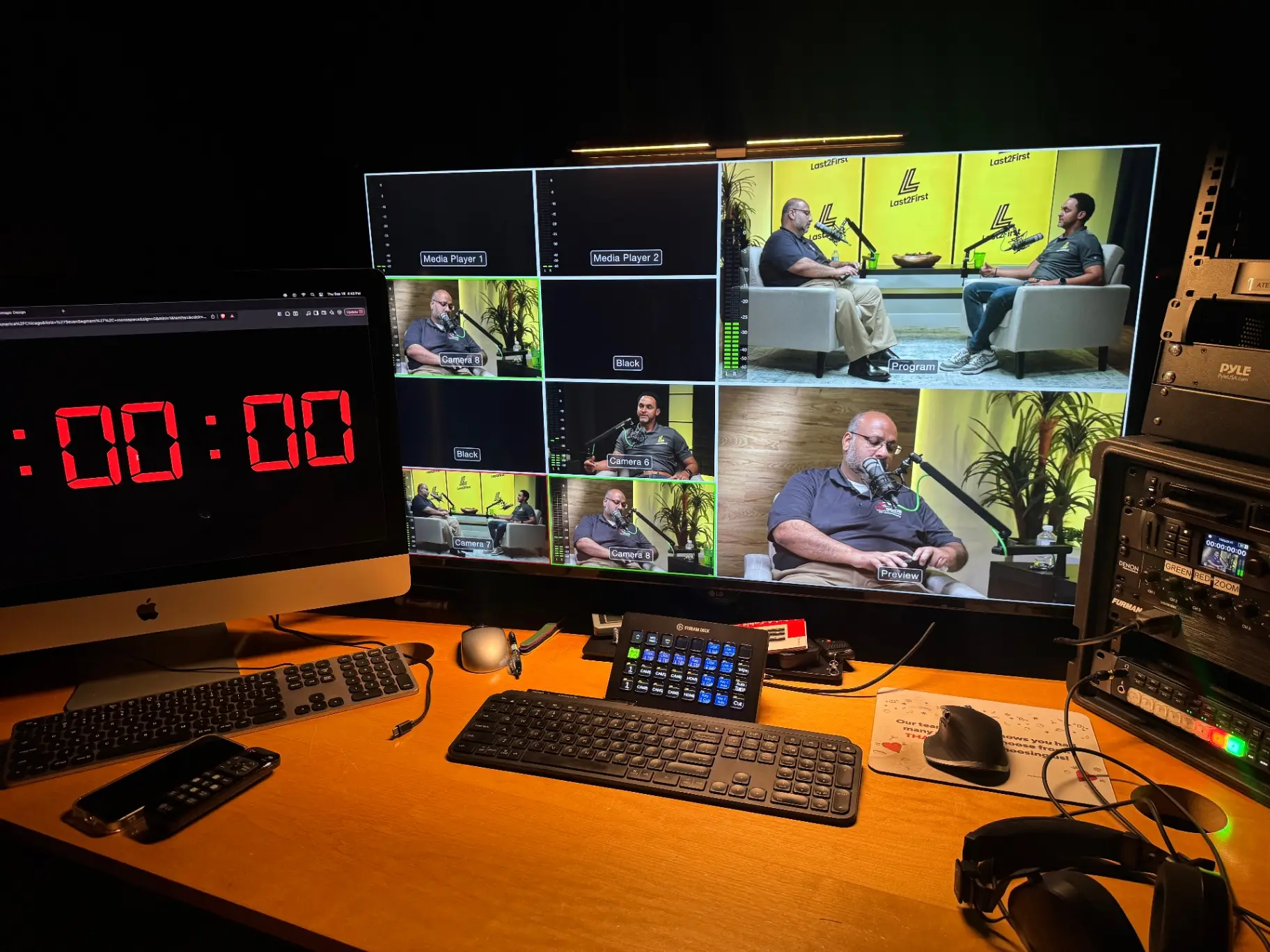 Podcast control room technology