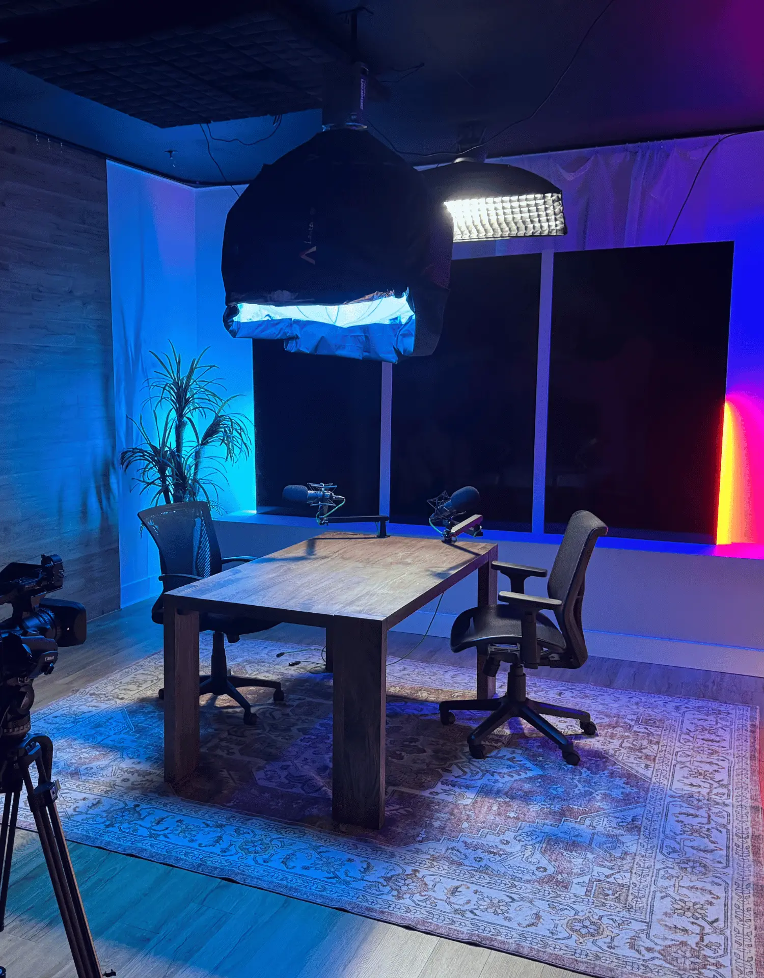 Manufacturing podcast studio production floor