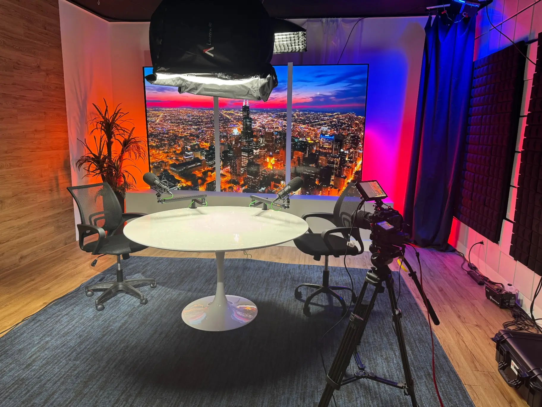Roundtable Discussion Setup